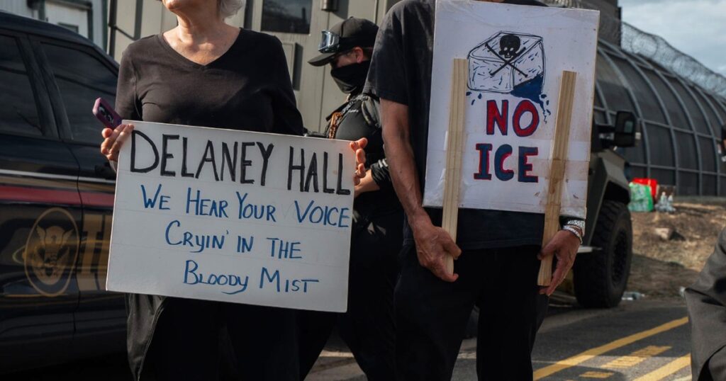 ICE Detention protest women hunger strike